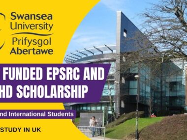 Fully Funded EPSRC And Swansea University PhD Scholarship